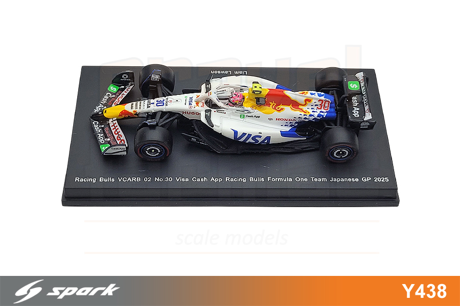 Racing Bulls VCARB 02 No.30 Visa Cash App Racing Bulls Formula One Team Japanese GP 2025 Liam Lawson